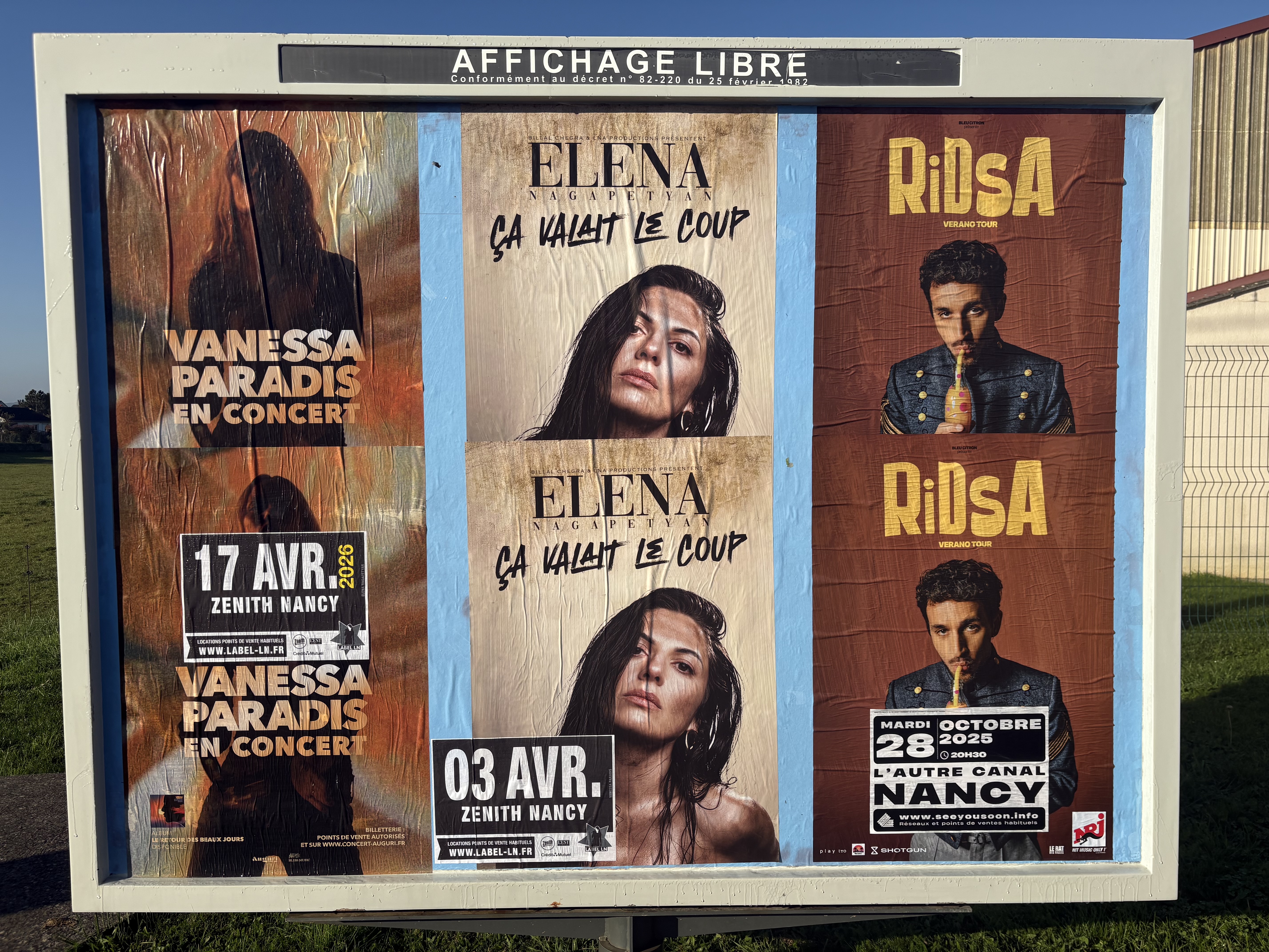 Affichage promotion